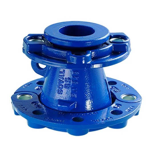 Rotatable flanged fittings taper DN 60 to 300